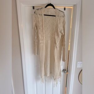 Long knit sweater/duster
